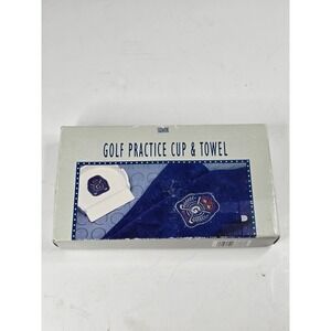 VTG Swank Golf Practice Cup & Towel 1992 99-6107/1 Course Master Course Bag Cart